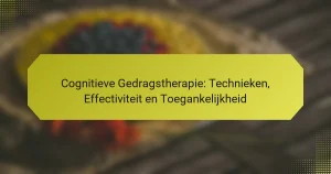 Cognitieve Gedragstherapie: Technieken, Effectiviteit en Toegankelijkheid