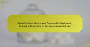 Geestelijke Gezondheidssteun: Toegankelijke Hulpbronnen, Deskundige Begeleiding en Gemeenschapsverbindingen