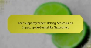 Peer Supportgroepen: Belang, Structuur en Impact op de Geestelijke Gezondheid