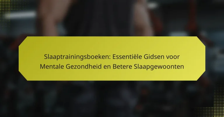 Slaaptrainingsboeken: Essentiële Gidsen voor Mentale Gezondheid en Betere Slaapgewoonten