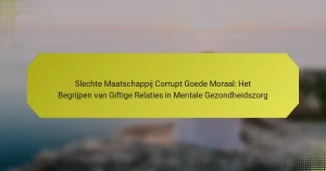 Slechte Maatschappij Corrupt Goede Moraal: Het Begrijpen van Giftige Relaties in Mentale Gezondheidszorg