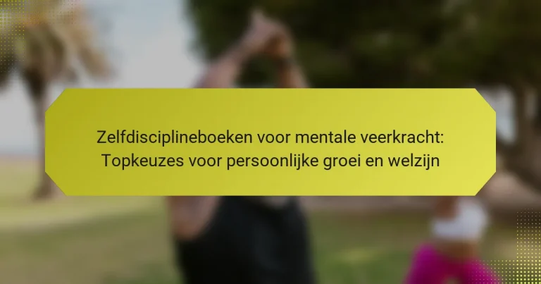 Zelfdisciplineboeken voor mentale veerkracht: Topkeuzes voor persoonlijke groei en welzijn