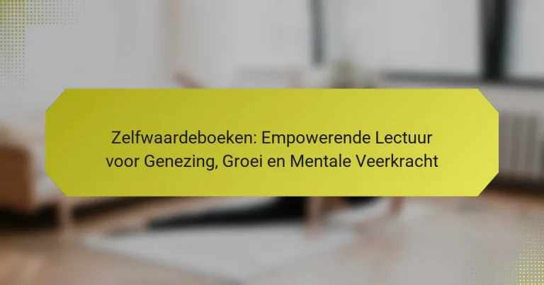 Zelfwaardeboeken: Empowerende Lectuur voor Genezing, Groei en Mentale Veerkracht